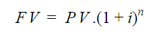 Fórmula de juros compostos